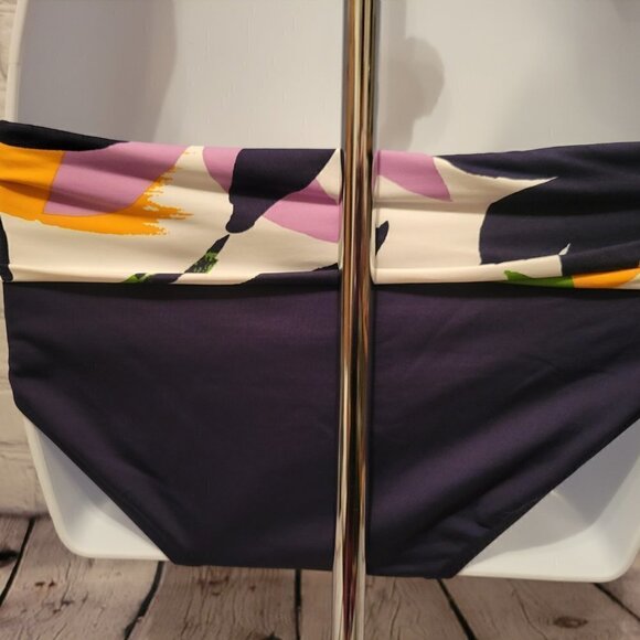 Anne Cole Floral-Printed Fold-Over Bikini Bottoms - Picture 4 of 4